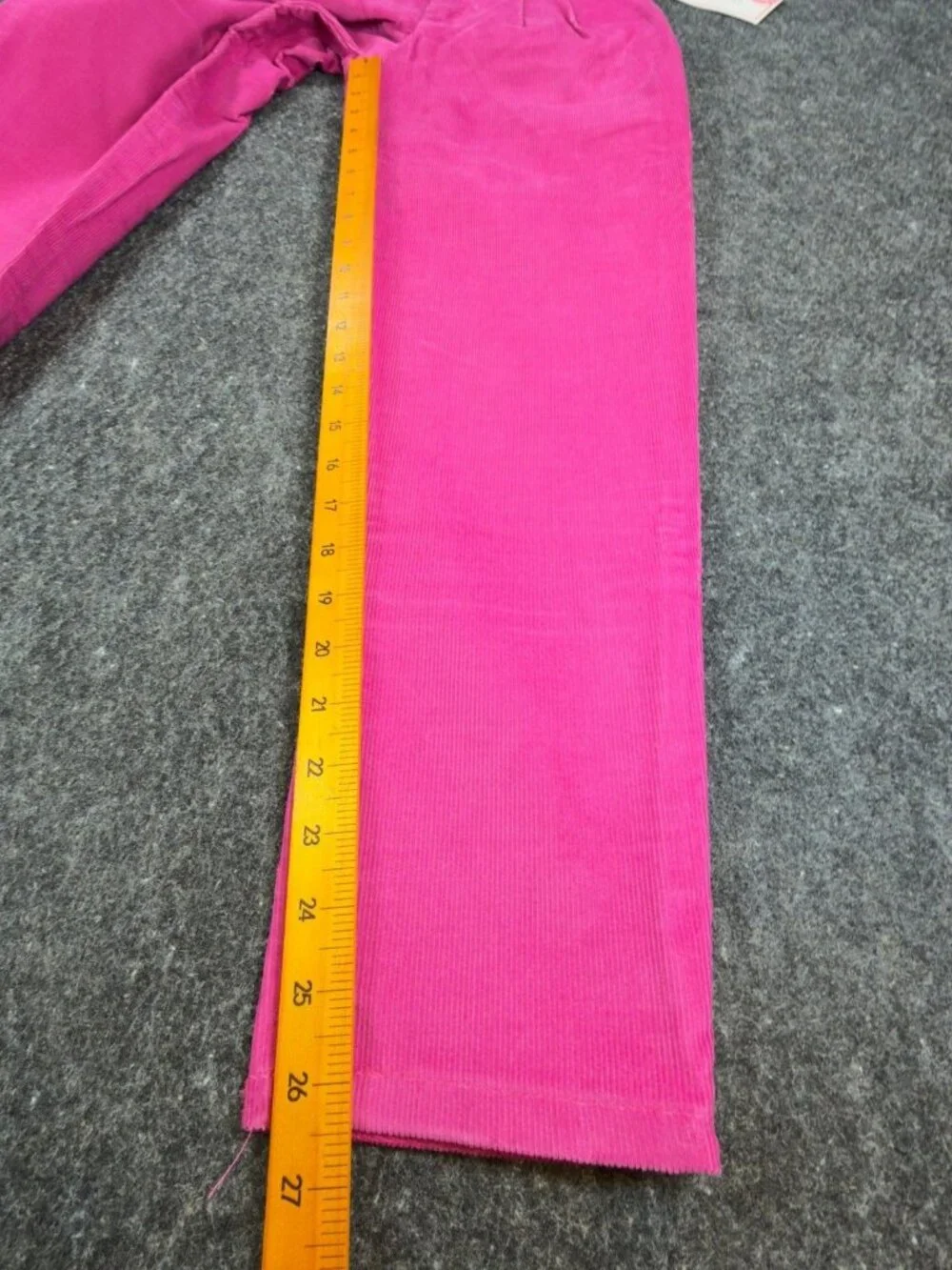 Levi's Corduroy Pants Girls 12 Pink Cotton Blend Regular Vintage 90s Made in USA
